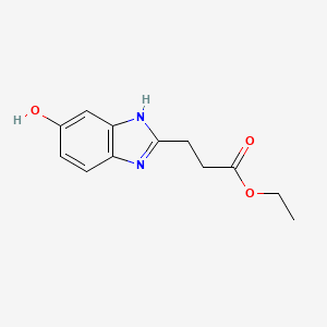 ethyl 3-(5-hydroxy-1H-benzimidazol-2-yl)propanoate