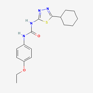 N-(5-cyclohexyl-1,3,4-thiadiazol-2-yl)-N'-(4-ethoxyphenyl)urea