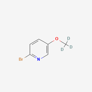 molecular formula C6H6BrNO B569808 2-Bromo-5-(trideuteriomethoxy)pyridine CAS No. 1185315-90-5