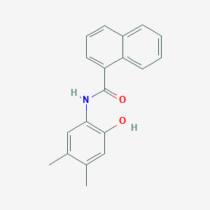 N-(2-hydroxy-4,5-dimethylphenyl)-1-naphthamide