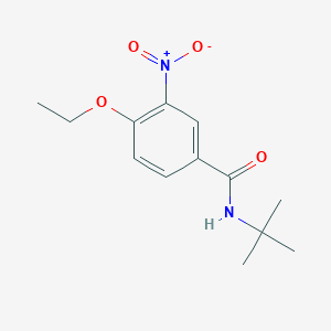 molecular formula C13H18N2O4 B5698118 N-(tert-butyl)-4-ethoxy-3-nitrobenzamide 