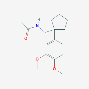 N-{[1-(3,4-dimethoxyphenyl)cyclopentyl]methyl}acetamide