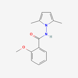 molecular formula C14H16N2O2 B5698301 N-(2,5-dimethyl-1H-pyrrol-1-yl)-2-methoxybenzamide 
