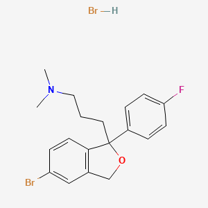 1-(4'-Fluorophenyl)-1-(3-dimethylaminopropyl)-5-bromophthalane hydrobromide