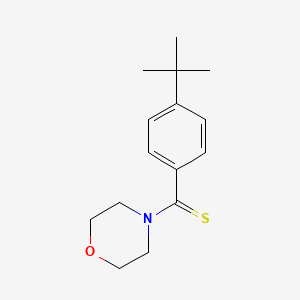 molecular formula C15H21NOS B5698334 4-[(4-tert-butylphenyl)carbonothioyl]morpholine 