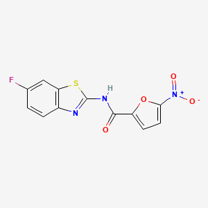 N-(6-fluoro-1,3-benzothiazol-2-yl)-5-nitro-2-furamide