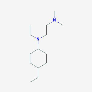 molecular formula C14H30N2 B5698445 N-ethyl-N-(4-ethylcyclohexyl)-N',N'-dimethyl-1,2-ethanediamine 