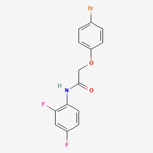 2-(4-bromophenoxy)-N-(2,4-difluorophenyl)acetamide