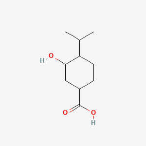 3-Hydroxy-4-isopropylcyclohexane-1-carboxylic acid