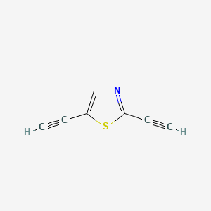 molecular formula C7H3NS B569849 2,5-Diethynyl-1,3-thiazole CAS No. 116998-07-3