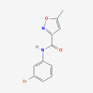 N-(3-bromophenyl)-5-methyl-3-isoxazolecarboxamide