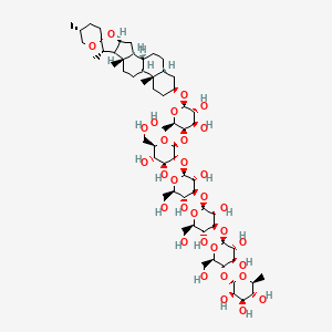 molecular formula C63H104O32 B569856 Yuccaloiside C CAS No. 112516-09-3