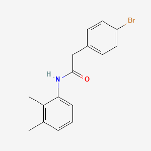 molecular formula C16H16BrNO B5698570 2-(4-bromophenyl)-N-(2,3-dimethylphenyl)acetamide 