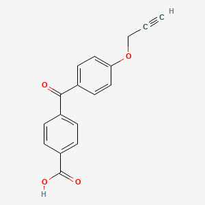 4-(4-(Prop-2-ynyloxy)benzoyl)benzoic acid