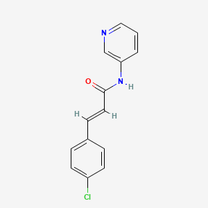 molecular formula C14H11ClN2O B5698677 3-(4-chlorophenyl)-N-3-pyridinylacrylamide 