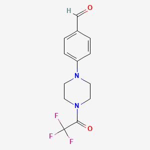 4-[4-(Trifluoroacetyl)piperazin-1-YL]benzaldehyde