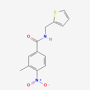 3-METHYL-4-NITRO-N-[(THIOPHEN-2-YL)METHYL]BENZAMIDE