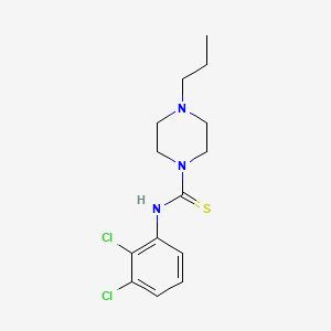 molecular formula C14H19Cl2N3S B5698912 N-(2,3-dichlorophenyl)-4-propyl-1-piperazinecarbothioamide 