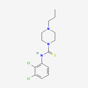 molecular formula C14H19Cl2N3S B5698912 N-(2,3-dichlorophenyl)-4-propylpiperazine-1-carbothioamide 