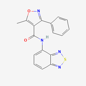 N-2,1,3-benzothiadiazol-4-yl-5-methyl-3-phenyl-4-isoxazolecarboxamide