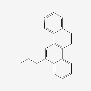 molecular formula C21H18 B569902 6-Propylchrysene CAS No. 6910-41-4