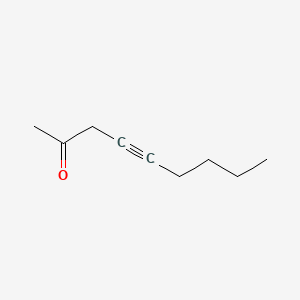 molecular formula C9H14O B569907 Non-4-YN-2-one CAS No. 118893-63-3