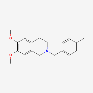 6,7-dimethoxy-2-(4-methylbenzyl)-1,2,3,4-tetrahydroisoquinoline