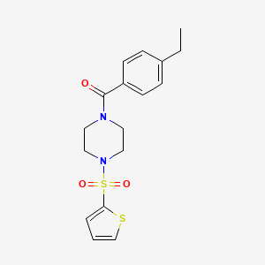 1-(4-ethylbenzoyl)-4-(2-thienylsulfonyl)piperazine
