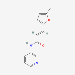 molecular formula C13H12N2O2 B5699108 3-(5-methyl-2-furyl)-N-3-pyridinylacrylamide 