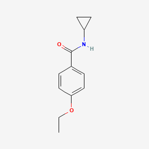 molecular formula C12H15NO2 B5699141 N-cyclopropyl-4-ethoxybenzamide CAS No. 314023-44-4