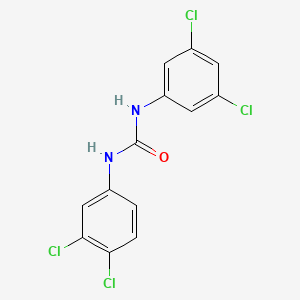 molecular formula C13H8Cl4N2O B5699144 N-(3,4-dichlorophenyl)-N'-(3,5-dichlorophenyl)urea CAS No. 78016-03-2