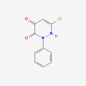 molecular formula C10H7ClN2O2 B5699237 6-chloro-4-hydroxy-2-phenyl-3(2H)-pyridazinone 