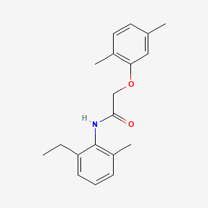 molecular formula C19H23NO2 B5699239 2-(2,5-dimethylphenoxy)-N-(2-ethyl-6-methylphenyl)acetamide CAS No. 315712-88-0
