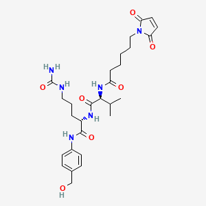 molecular formula C₂₈H₄₀N₆O₇ B569924 MC-Val-Cit-PAB CAS No. 159857-80-4
