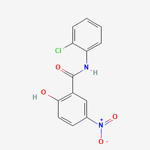 molecular formula C13H9ClN2O4 B5699252 N-(2-chlorophenyl)-2-hydroxy-5-nitrobenzamide CAS No. 6490-97-7