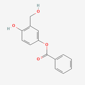 molecular formula C14H12O4 B5699286 4-hydroxy-3-(hydroxymethyl)phenyl benzoate 