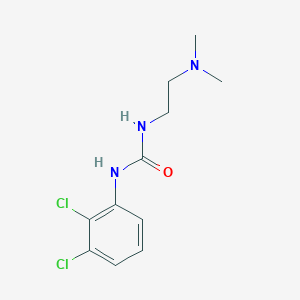 molecular formula C11H15Cl2N3O B5699302 N-(2,3-dichlorophenyl)-N'-[2-(dimethylamino)ethyl]urea 