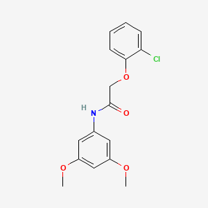 molecular formula C16H16ClNO4 B5699338 2-(2-chlorophenoxy)-N-(3,5-dimethoxyphenyl)acetamide 