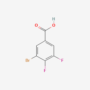 molecular formula C7H3BrF2O2 B569938 3-Bromo-4,5-difluorobenzoic acid CAS No. 1244642-73-6