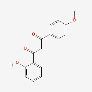 molecular formula C16H14O4 B5699397 1-(2-hydroxyphenyl)-3-(4-methoxyphenyl)-1,3-propanedione CAS No. 4143-72-0