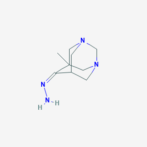 molecular formula C9H16N4 B5699568 5-methyl-1,3-diazatricyclo[3.3.1.1~3,7~]decan-6-one hydrazone 