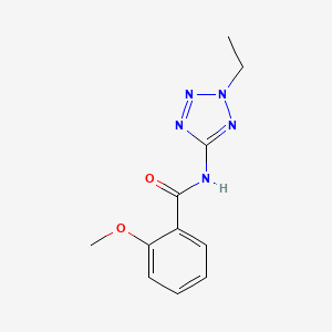 molecular formula C11H13N5O2 B5699587 N-(2-ethyl-2H-tetrazol-5-yl)-2-methoxybenzamide 