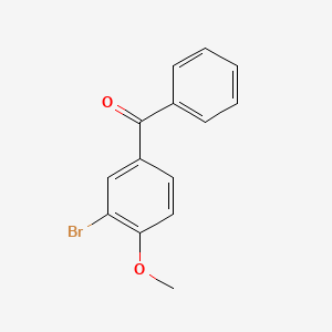 molecular formula C14H11BrO2 B5699597 (3-bromo-4-methoxyphenyl)(phenyl)methanone 