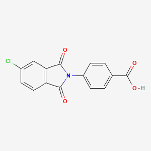 molecular formula C15H8ClNO4 B5699613 4-(5-chloro-1,3-dioxo-1,3-dihydro-2H-isoindol-2-yl)benzoic acid CAS No. 161291-73-2