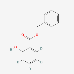 molecular formula C14H12O3 B569964 Benzyl Salicylate-d4 CAS No. 1219802-40-0