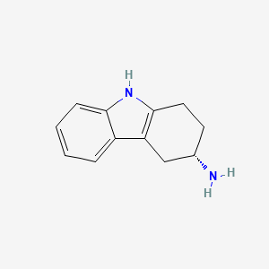 molecular formula C12H14N2 B569972 (S)-2,3,4,9-tetrahydro-1H-carbazol-3-amine CAS No. 116650-34-1