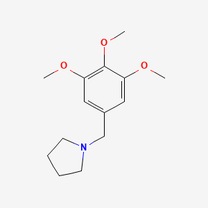 molecular formula C14H21NO3 B5699735 1-(3,4,5-trimethoxybenzyl)pyrrolidine 