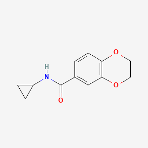 N-cyclopropyl-2,3-dihydro-1,4-benzodioxine-6-carboxamide