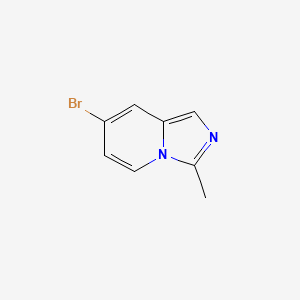 molecular formula C8H7BrN2 B569981 7-溴-3-甲基咪唑并[1,5-a]吡啶 CAS No. 1379355-19-7