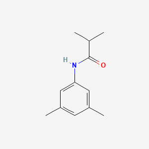 molecular formula C12H17NO B5699823 N-(3,5-二甲苯基)-2-甲基丙酰胺 